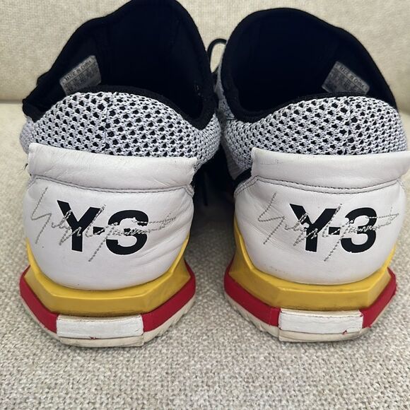Adidas Y-3 Yohjo Yamamoto Harigane Red Black White Sneaker Rare Find Size 12 - Picture 4 of 16